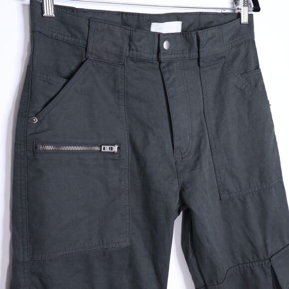 STANDARD/CLOTH Cargo Joggers Dark Grey Cotton Blend Camp Casual Men's S - Picture 3 of 9
